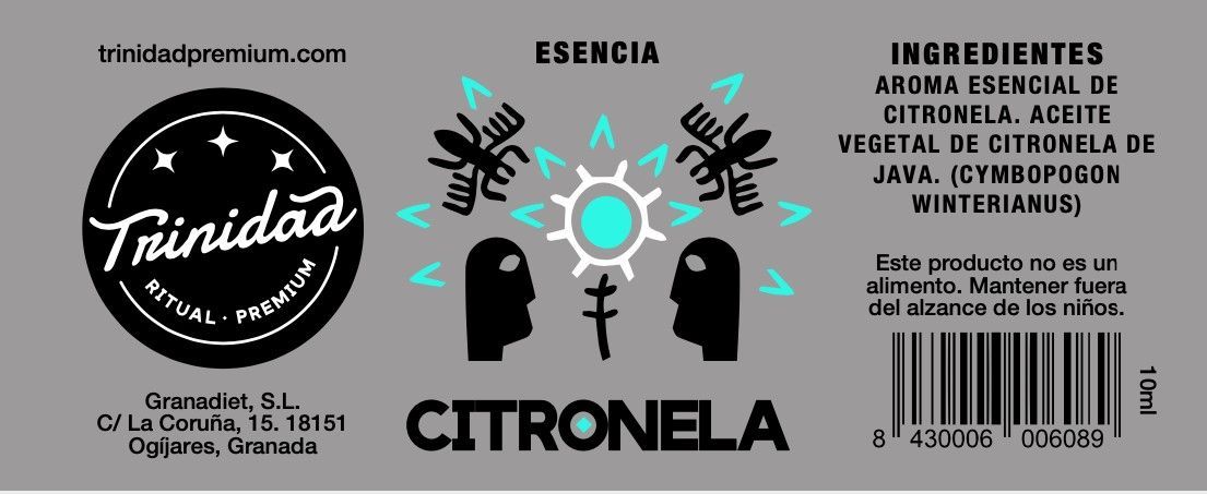 Alternative view of TRINIDAD ESENCIA DE CITRONELA 10ml.