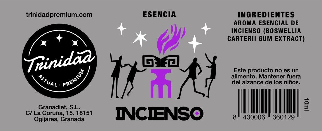 Alternative view of TRINIDAD ESENCIA DE INCIENSO 10ml.