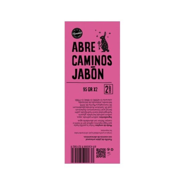TRINIDAD JABÓN ABRECAMINOS 2Uds. EN BOLSA ZIP 180gr. - Imagen 3