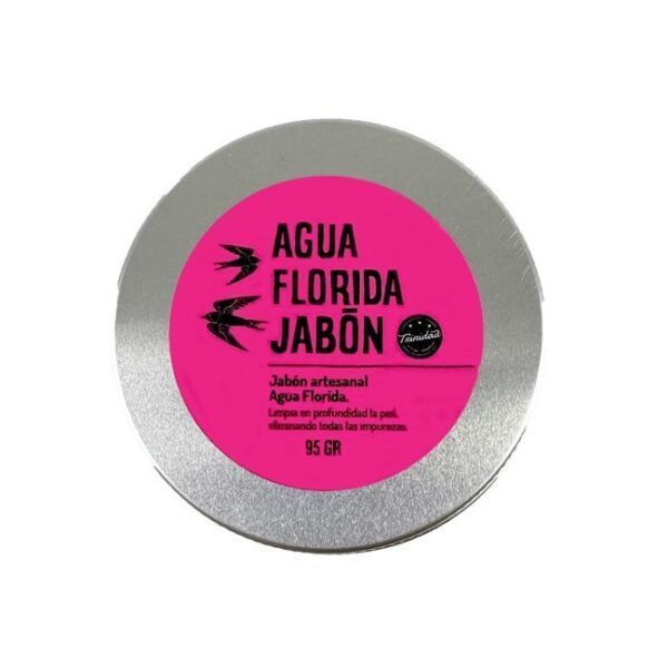 TRINIDAD JABÓN AGUA FLORIDA + LATA EN BOLSA ZIP 90gr. - Imagen 3