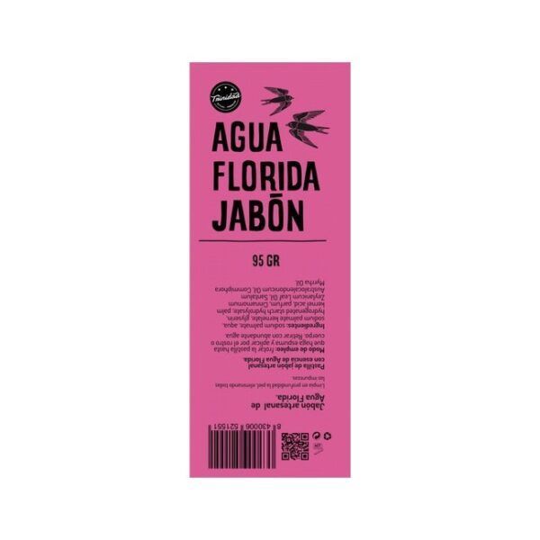 TRINIDAD JABÓN AGUA FLORIDA + LATA EN BOLSA ZIP 90gr. - Imagen 4