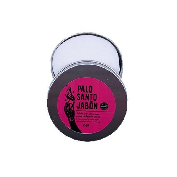 TRINIDAD JABÓN DE PALO SANTO + LATA EN BOLSA ZIP 90gr. - Imagen 2