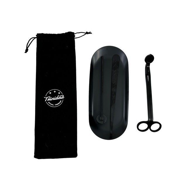 TRINIDAD KIT CUIDADO DE VELAS COLOR NEGRO - Imagen 2