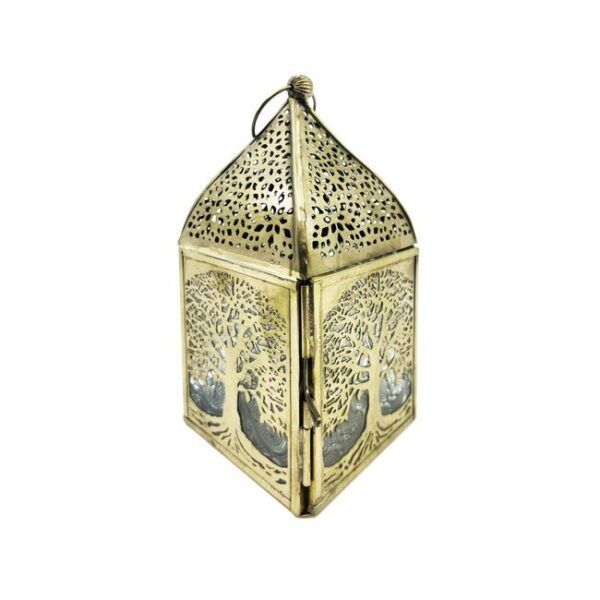 TRINIDAD LÁMPARA METAL Y CRISTAL ÁRBOL 8'5 x 17cm.