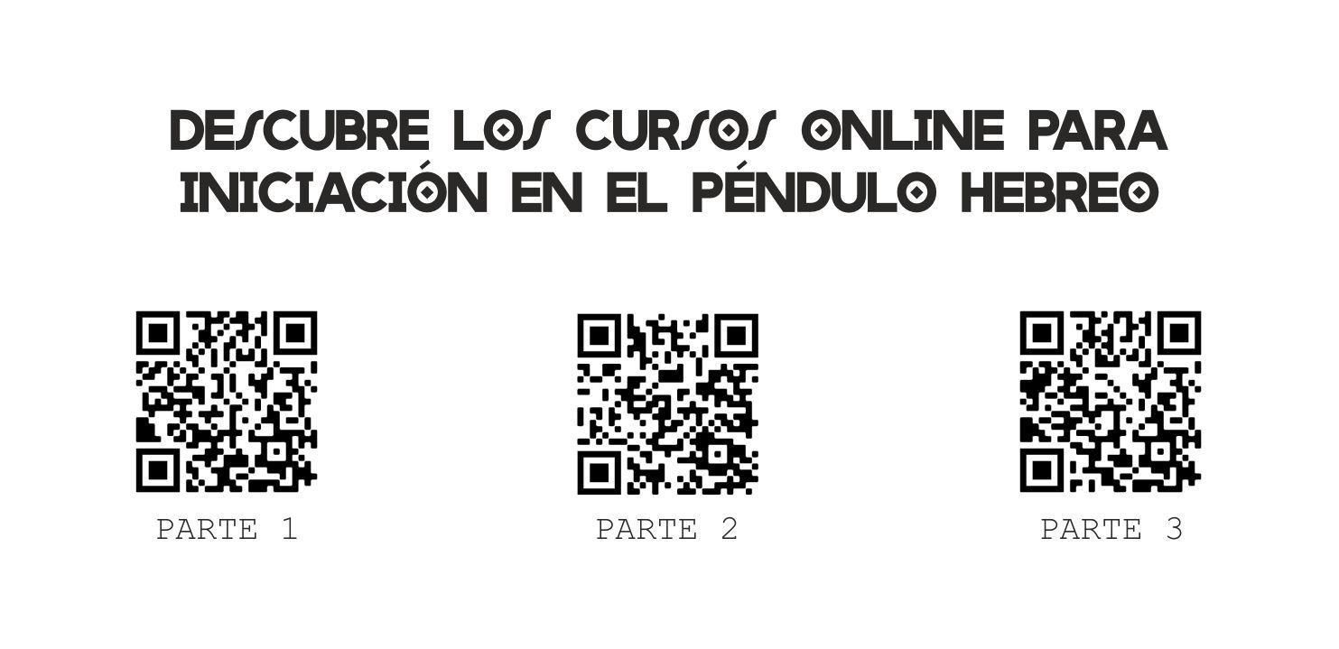 TRINIDAD PÉNDULO HEBREO CON FUNDA + TARJETAS Y CURSO ON LINE GRATUITO - Imagen 4