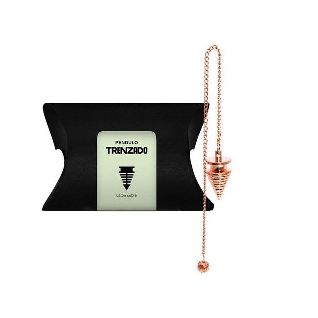 TRINIDAD PÉNDULO TRENZADO COBRE 3 x 23cm.