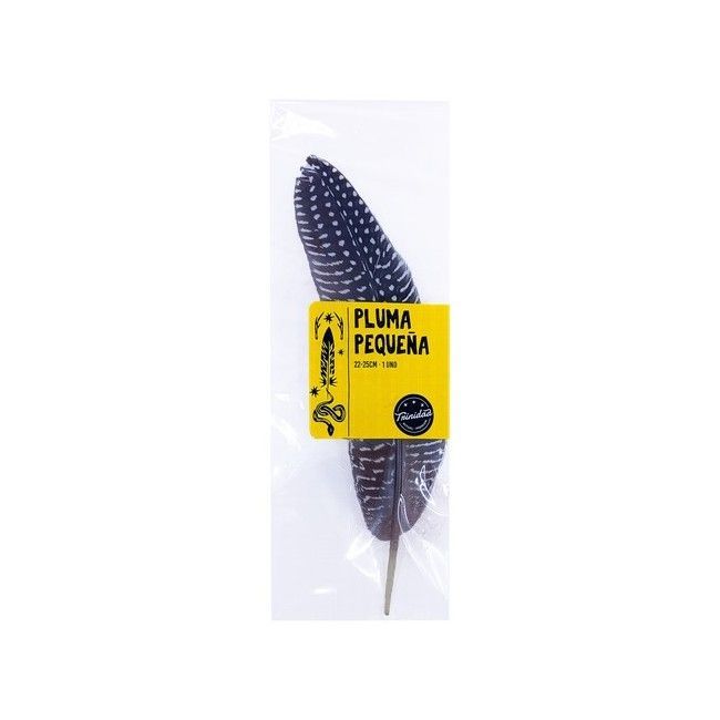 TRINIDAD PLUMA PEQUEÑA PUNTOS 20-25cm. (1ud.)