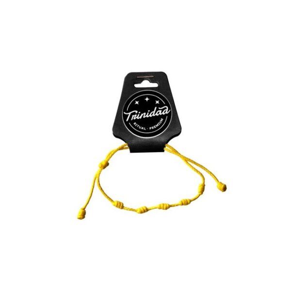 TRINIDAD PULSERA 5 NUDOS HILO AMARILLO OCHUN