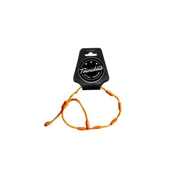 TRINIDAD PULSERA 5 NUDOS HILO NARANJA CHANGO