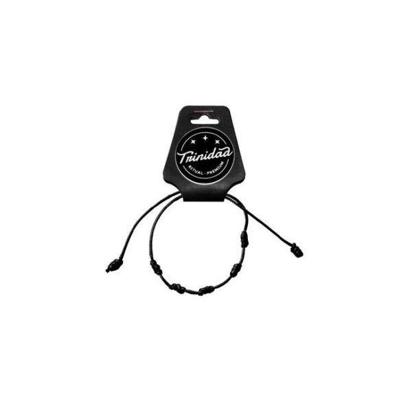 TRINIDAD PULSERA 5 NUDOS HILO NEGRO ELEGGUA
