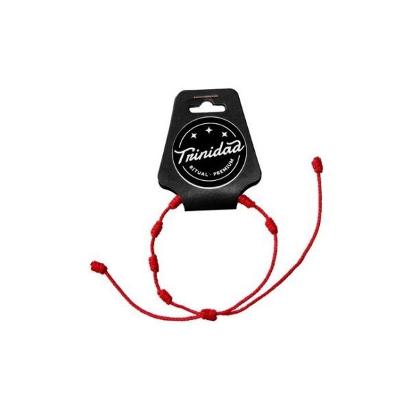 TRINIDAD PULSERA 5 NUDOS HILO ROJO