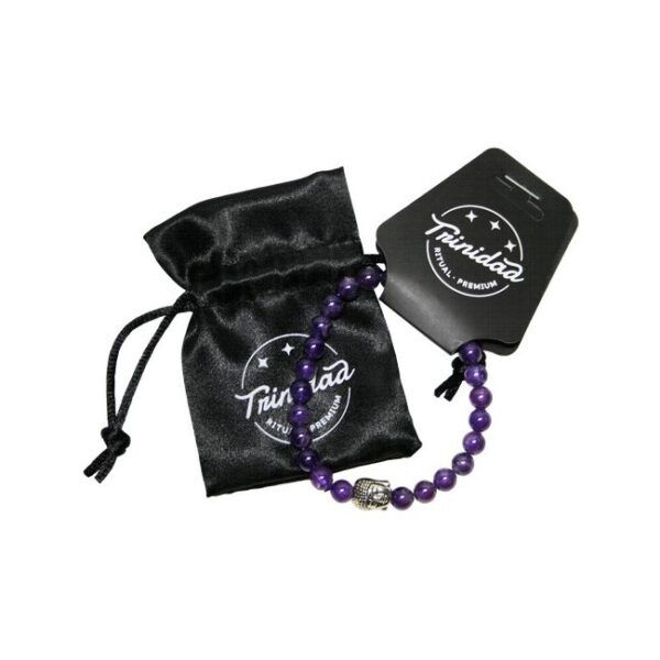 TRINIDAD PULSERA AMATISTA BUDA (Bola 6mm.)
