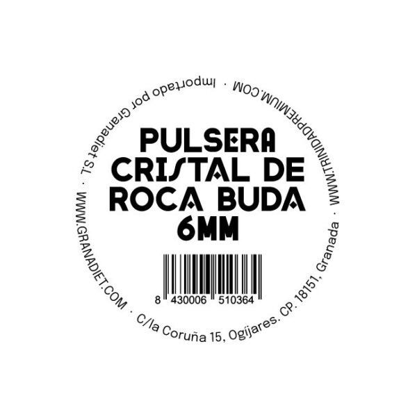 Alternative view of TRINIDAD PULSERA CRISTAL DE ROCA BUDA (Bola 6mm.)
