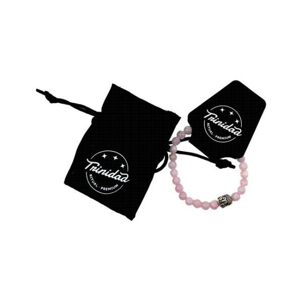 TRINIDAD PULSERA CUARZO ROSA BUDA (Bola 6mm.)