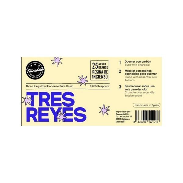 TRINIDAD RESINA (INCIENSO) TRES REYES 25gr. - Imagen 2