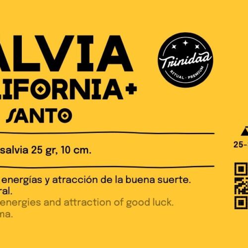 TRINIDAD SALVIA CALIFORNIA + PALO SANTO 20-30gr./10cm. - Imagen 3