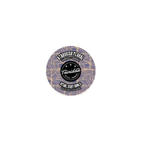 TRINIDAD VELA VASO ATARDECER FLORAL 200ml. - Imagen 4