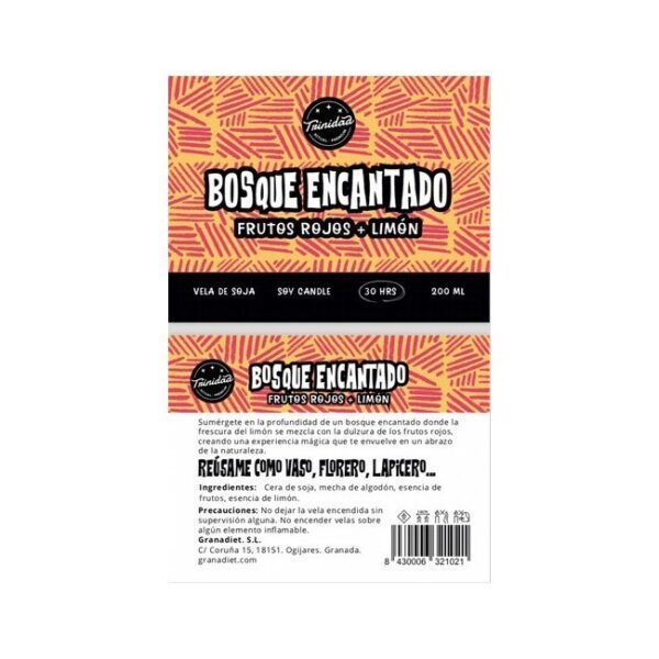 TRINIDAD VELA VASO BOSQUE ENCANTADO 200ml. - Imagen 3
