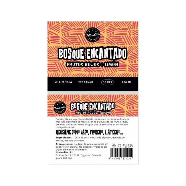 TRINIDAD VELA VASO BOSQUE ENCANTADO 200ml. - Imagen 3