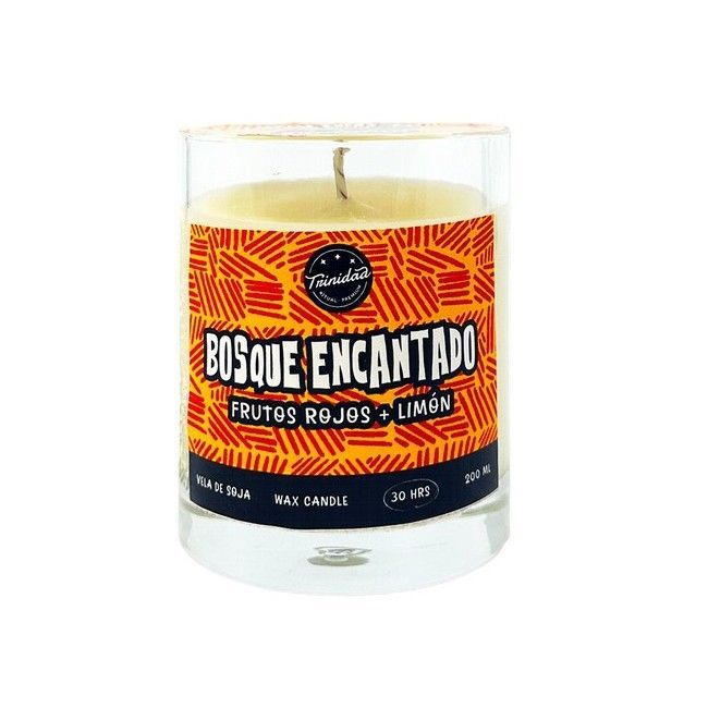 TRINIDAD VELA VASO BOSQUE ENCANTADO 200ml.