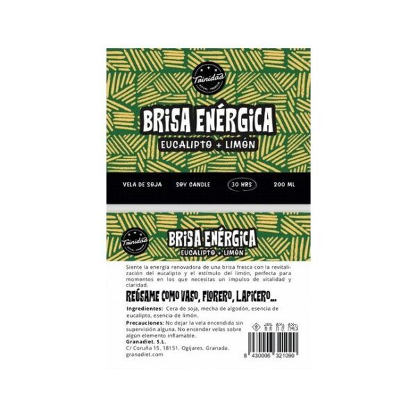 TRINIDAD VELA VASO BRISA ENERGÉTICA 200ml. - Imagen 3
