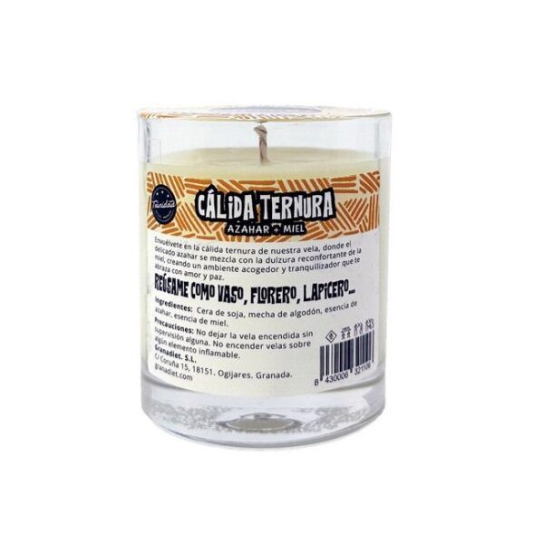 Alternative view of TRINIDAD VELA VASO CÁLIDA TERNURA 200ml.