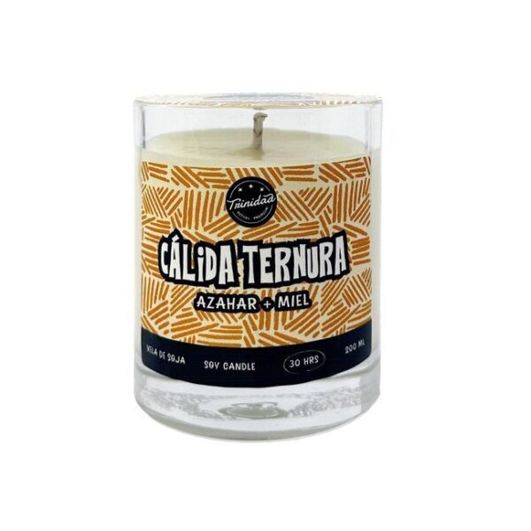 TRINIDAD VELA VASO CÁLIDA TERNURA 200ml.