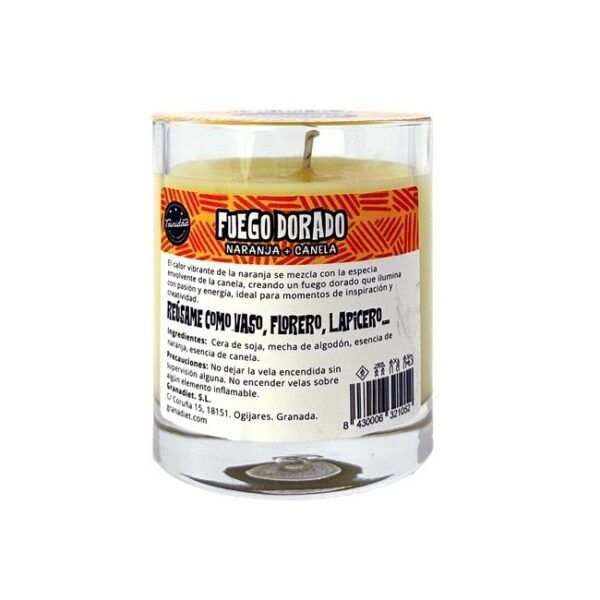 Alternative view of TRINIDAD VELA VASO FREGO DORADO 200ml.