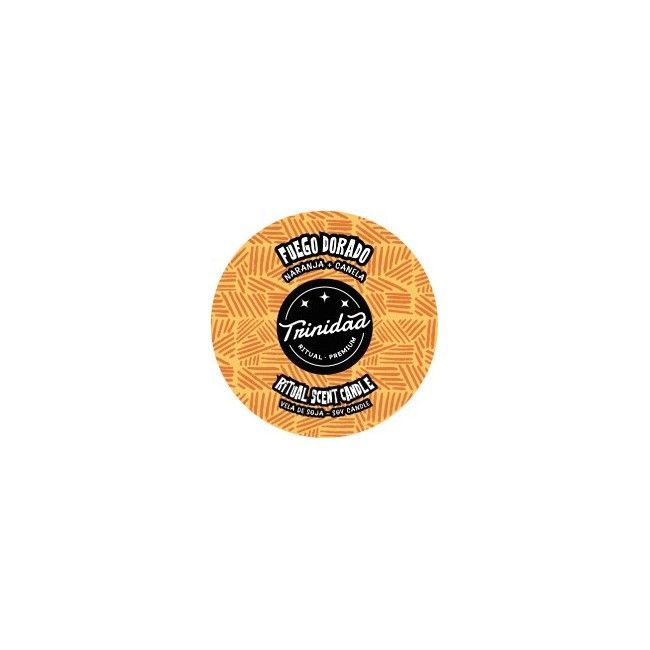TRINIDAD VELA VASO FREGO DORADO 200ml. - Imagen 4