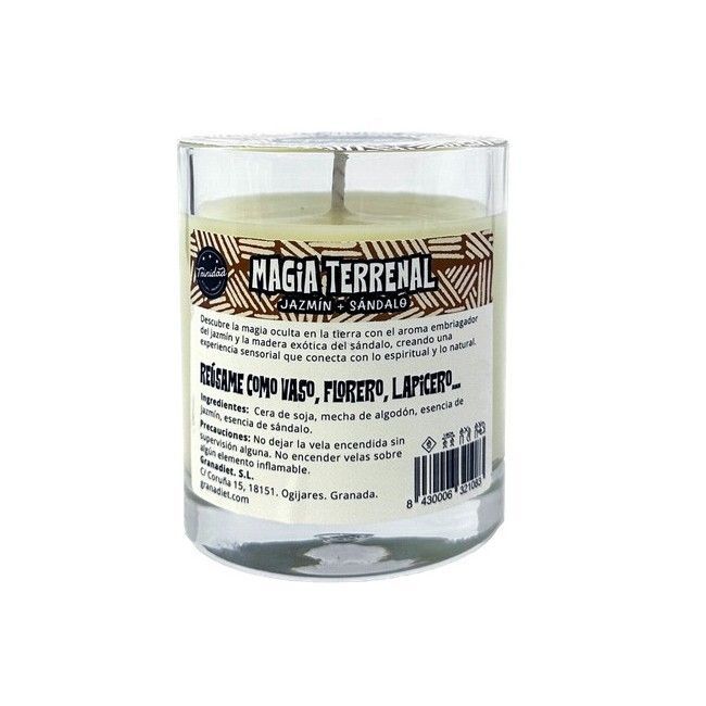 TRINIDAD VELA VASO MAGIA TERRENAL 200ml. - Imagen 2