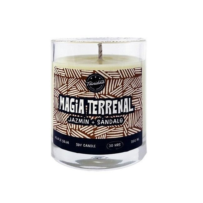 TRINIDAD VELA VASO MAGIA TERRENAL 200ml.