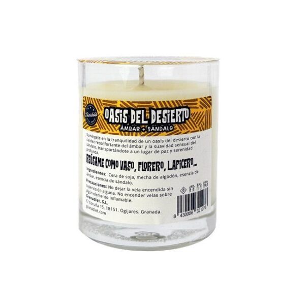 TRINIDAD VELA VASO OASIS DEL DESIERTO 200ml. - Imagen 2
