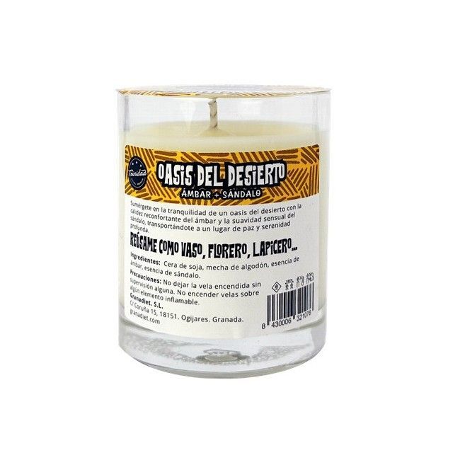 TRINIDAD VELA VASO OASIS DEL DESIERTO 200ml. - Imagen 2