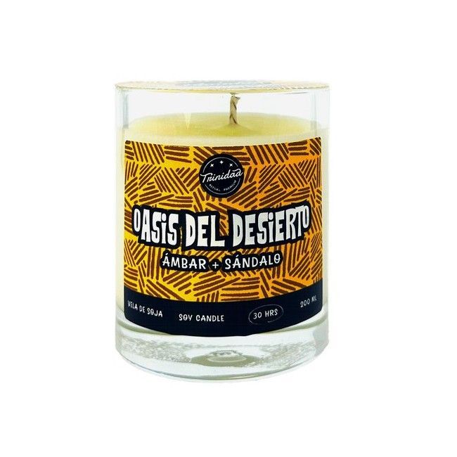 TRINIDAD VELA VASO OASIS DEL DESIERTO 200ml.