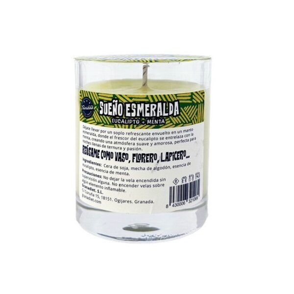 TRINIDAD VELA VASO SUEÑO ESMERALDA 200ml. - Imagen 2