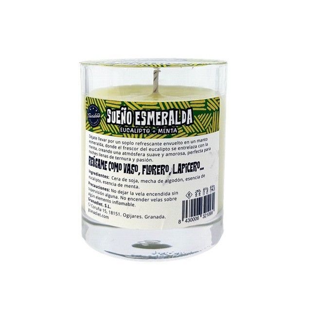 TRINIDAD VELA VASO SUEÑO ESMERALDA 200ml. - Imagen 2