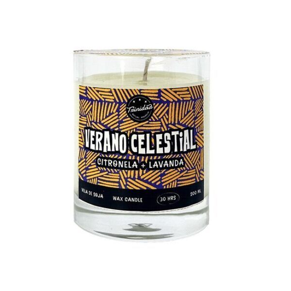 TRINIDAD VELA VASO VERANO CELESTIAL 200ml.