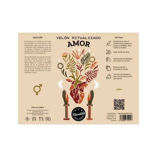 TRINIDAD VELÓN RITUALIZADO AMOR - Imagen 2