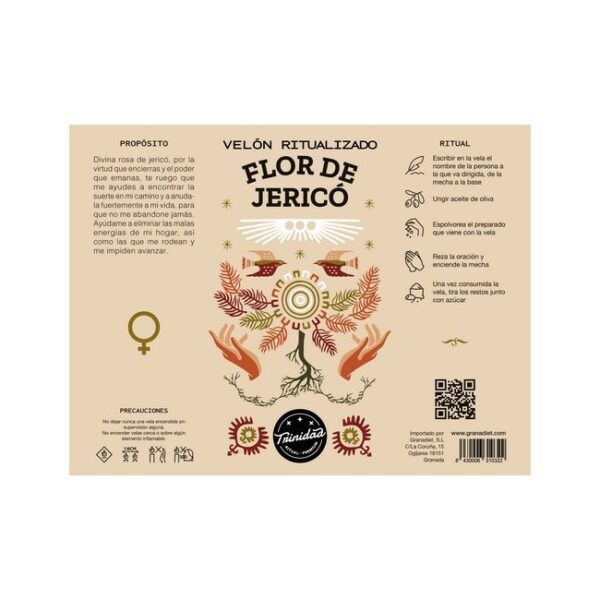 Alternative view of TRINIDAD VELÓN RITUALIZADO ROSA DE JERICÓ