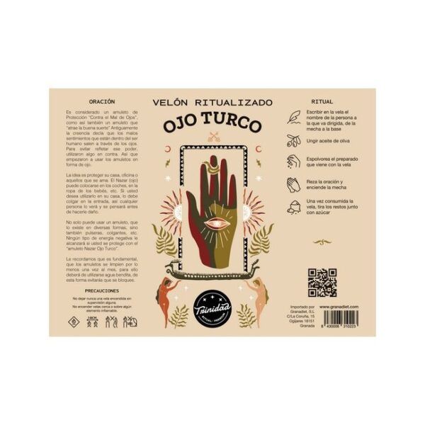 Alternative view of TRINIDAD VELÓN RITUALIZADO OJO TURCO