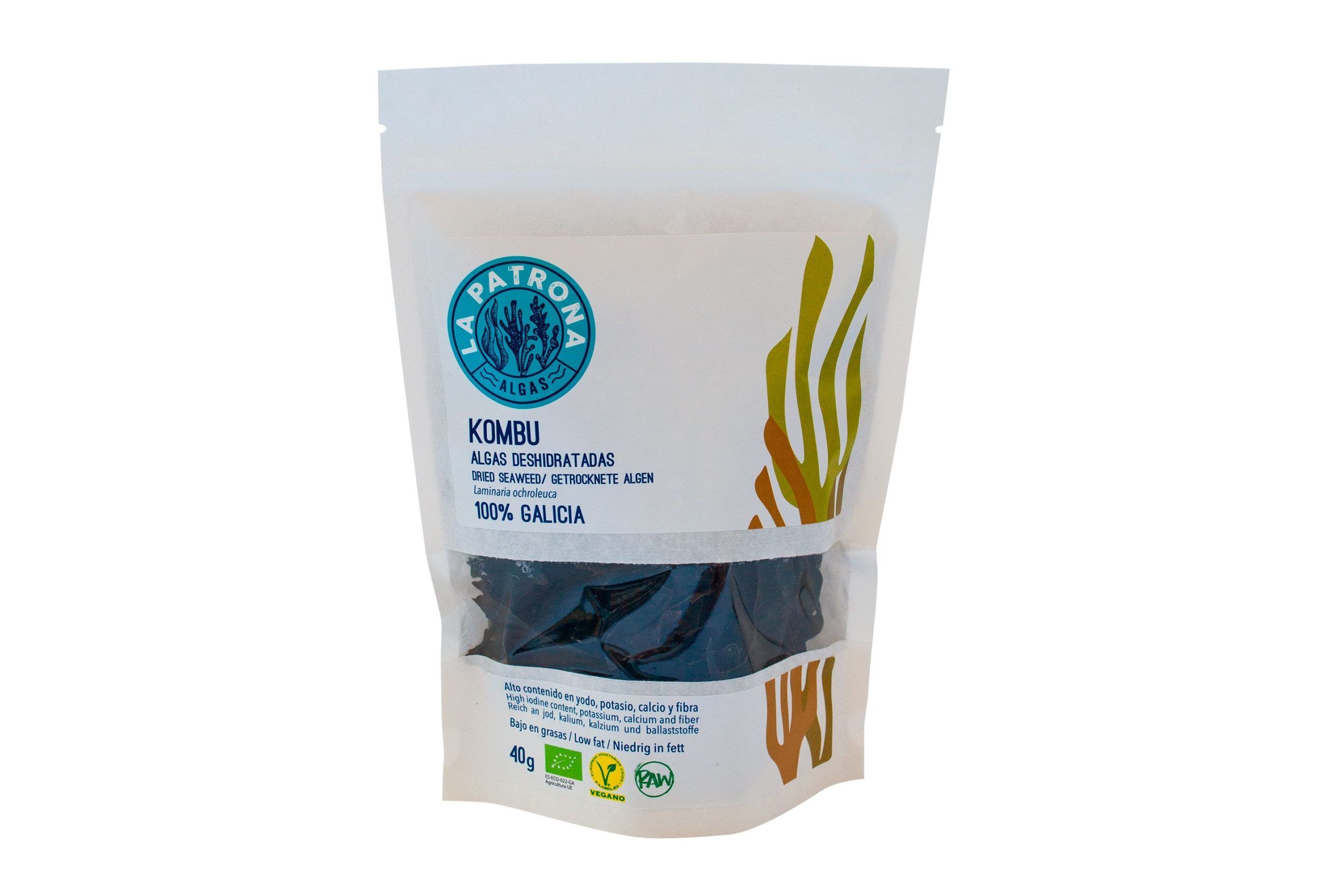 Kombu Eco Deshidratada 1Kg. (Laminaria ochroleuca)