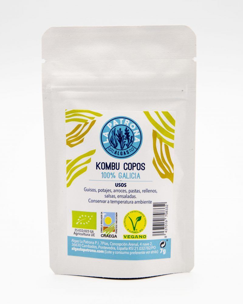Sazonador alga Kombu en copos 7gr.