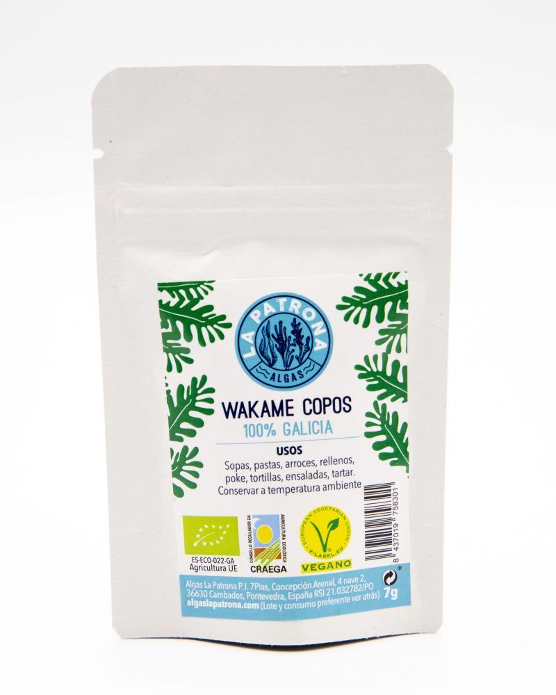 Sazonador alga Wakame en copos 7gr.
