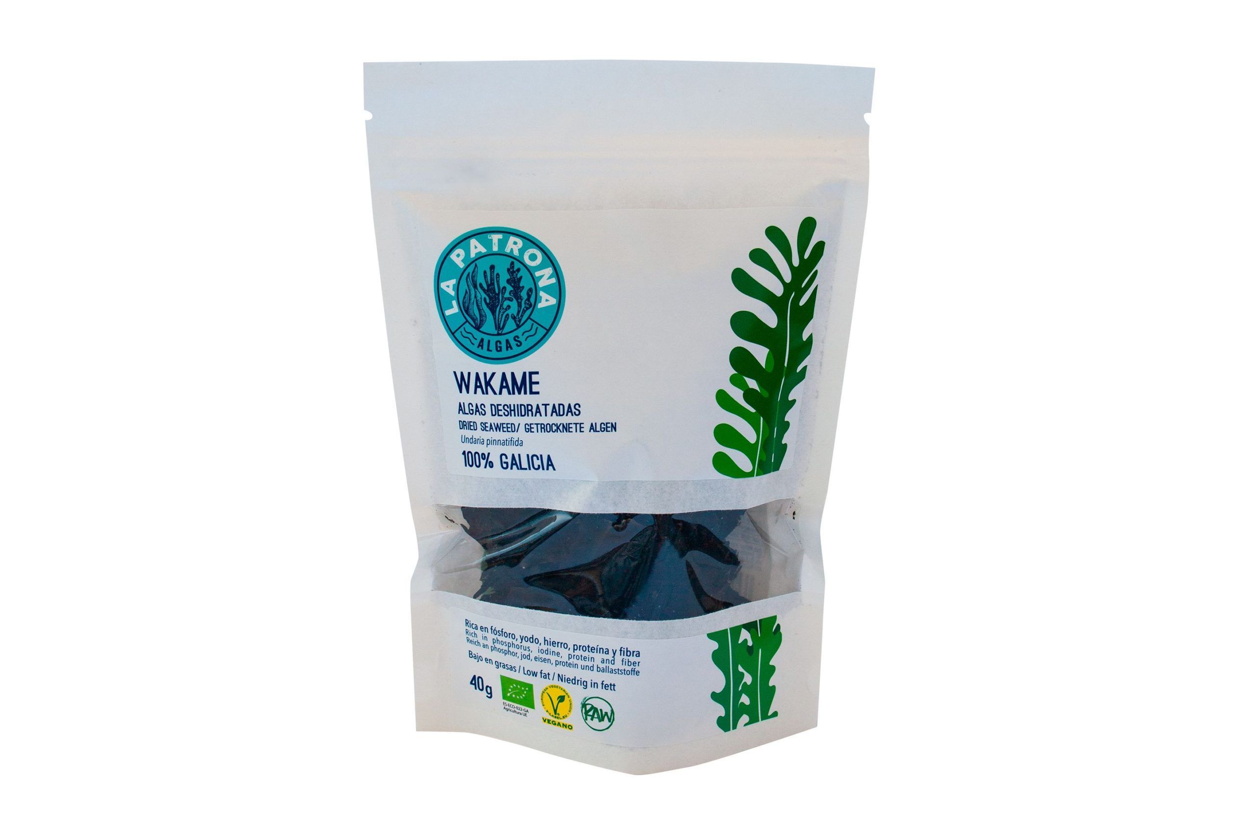 Wakame Eco Deshidratada 1Kg. (Undaria pinnatifida)