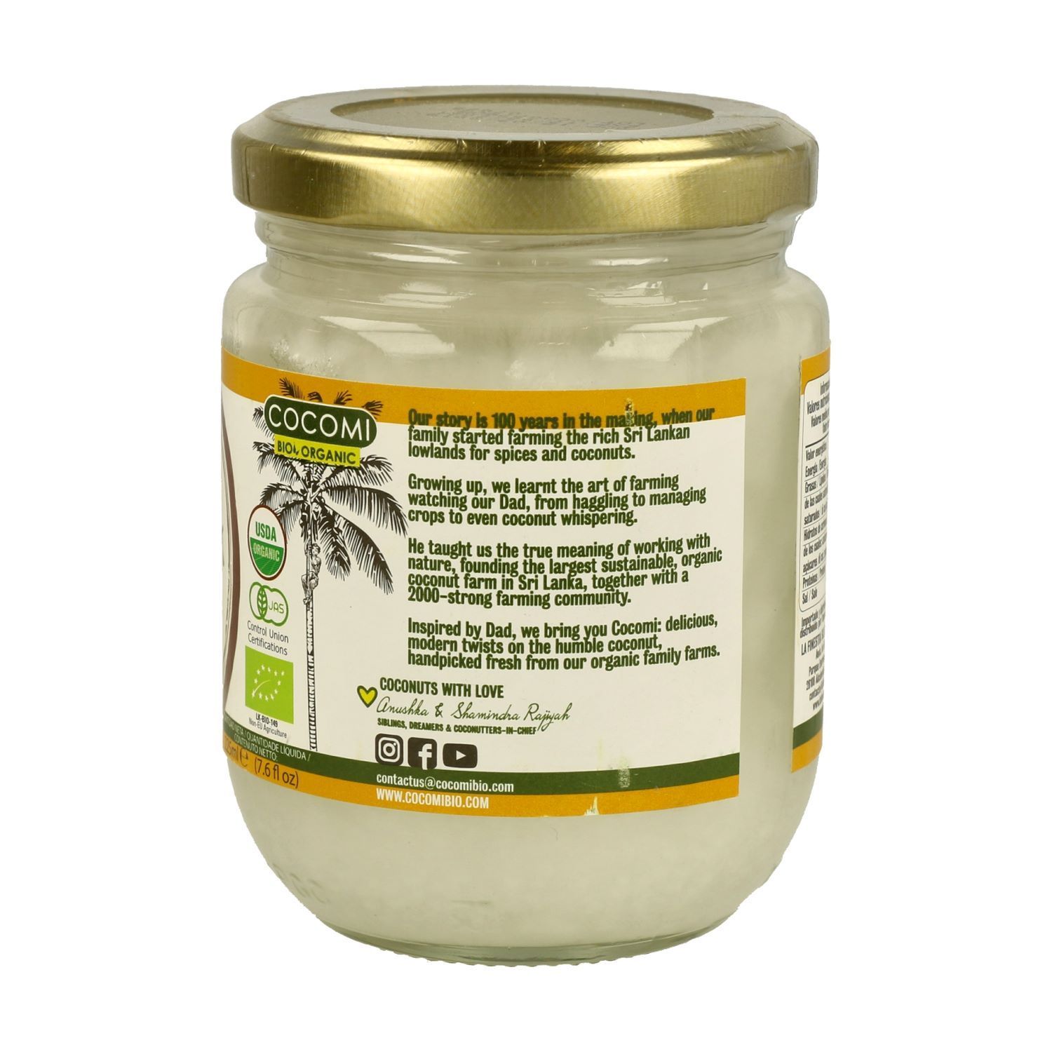Aceite de coco virgen bio (225ml.) - Imagen 2