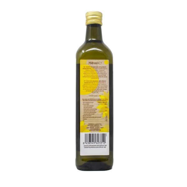 Alternative view of Aceite de semillas de girasol BIO (750ml.)