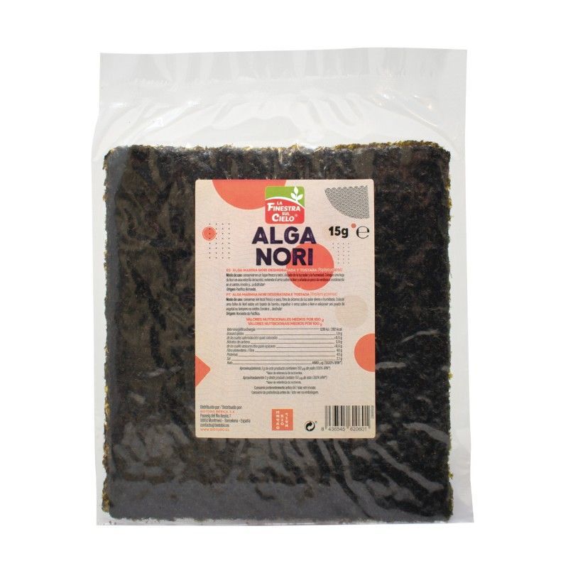 Alga nori tostada para sushi 15gr.