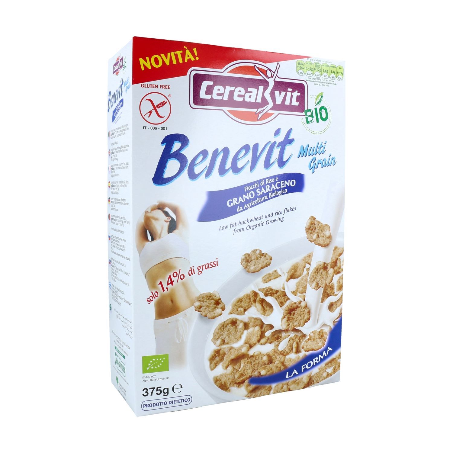 Ceral Vit desayuno Bio Benevit de trigo sarraceno 375gr.
