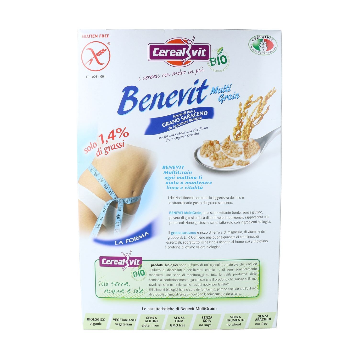 Ceral Vit desayuno Bio Benevit de trigo sarraceno 375gr. - Imagen 2