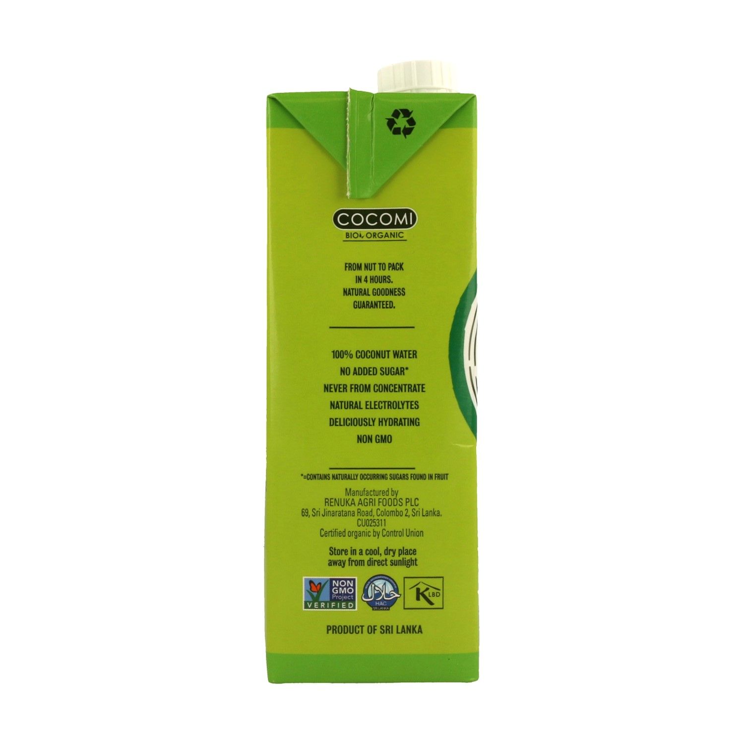 Agua de Coco Natural (1L.) - Imagen 2